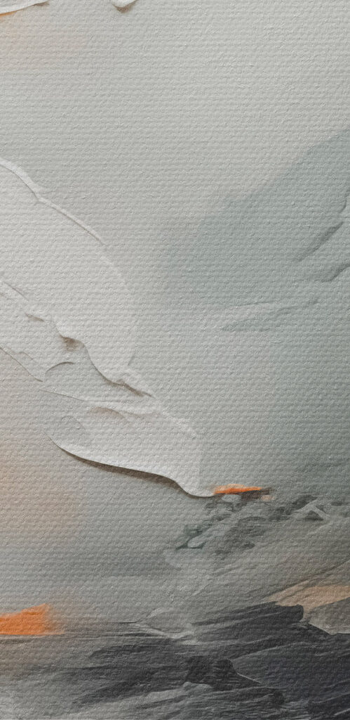 Painting of a mountain