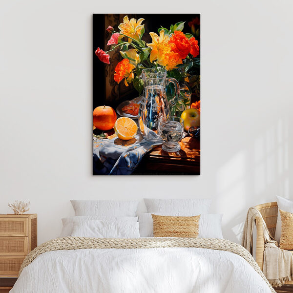 Stilleben mit Blumen und Früchten Stilleben mit Blumen und Früchten