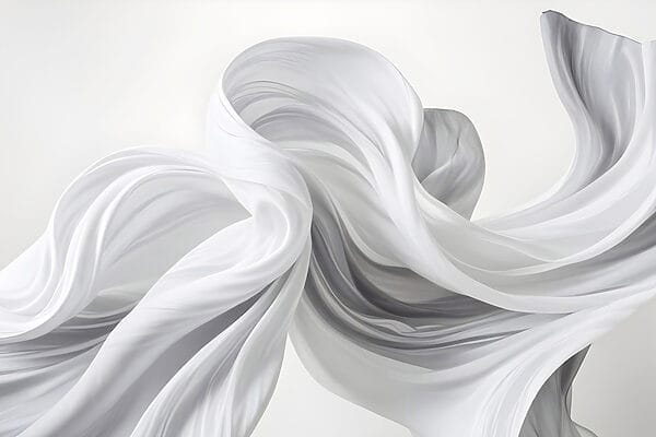 Canvas prints White fabric in the air Canvas prints White fabric in the air
