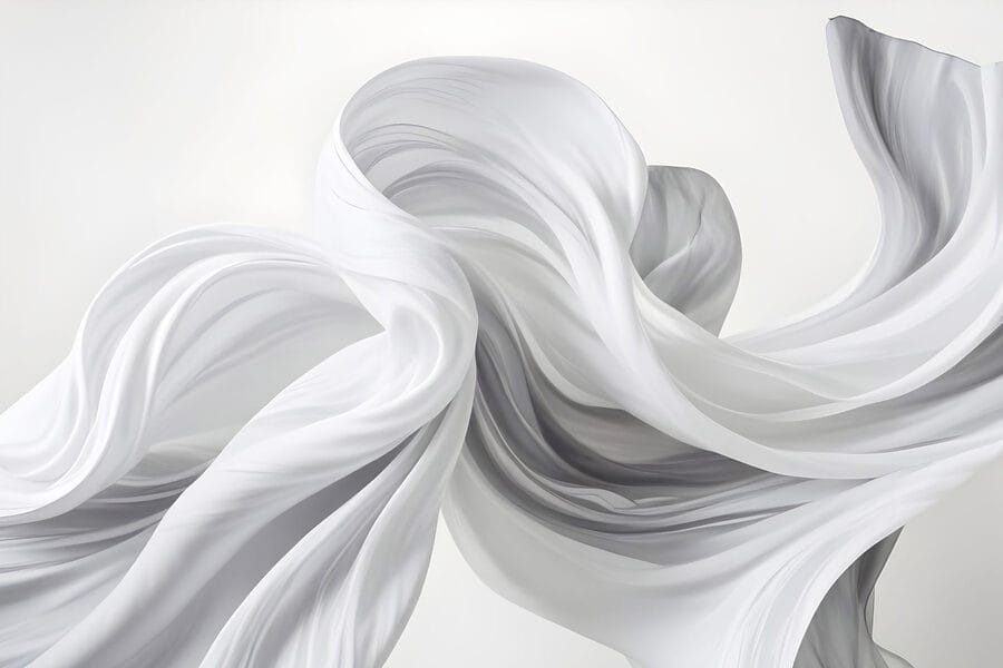 Canvas prints White fabric in the air Canvas prints White fabric in the air