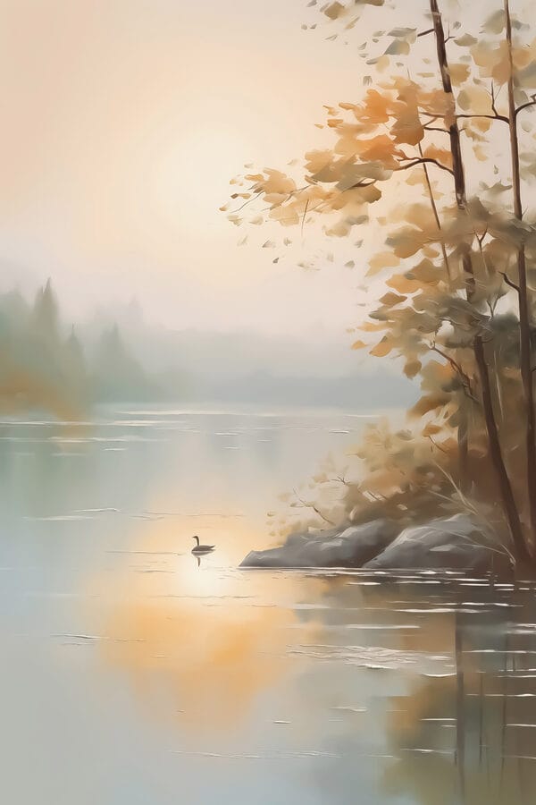 Ente auf einem See Ente auf einem See