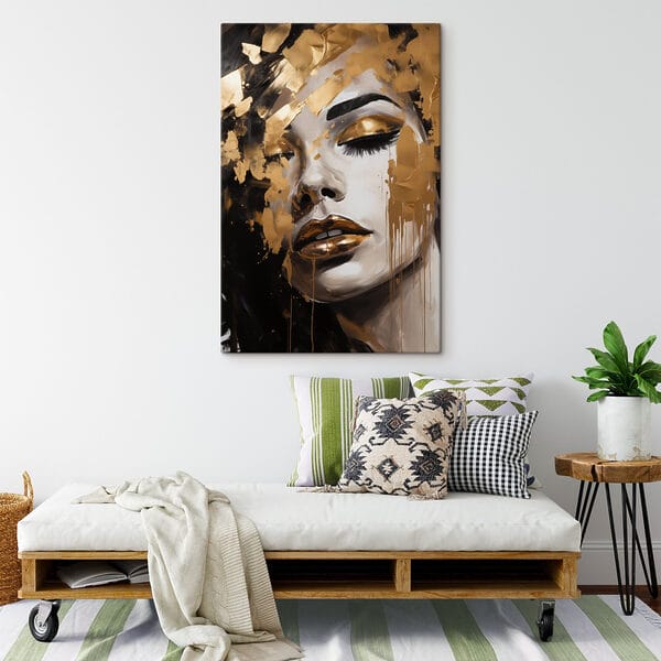 Wandbilder Wandbilder Ätherische Schönheit in gedeckten Tönen (Artikelnummer: s42619)