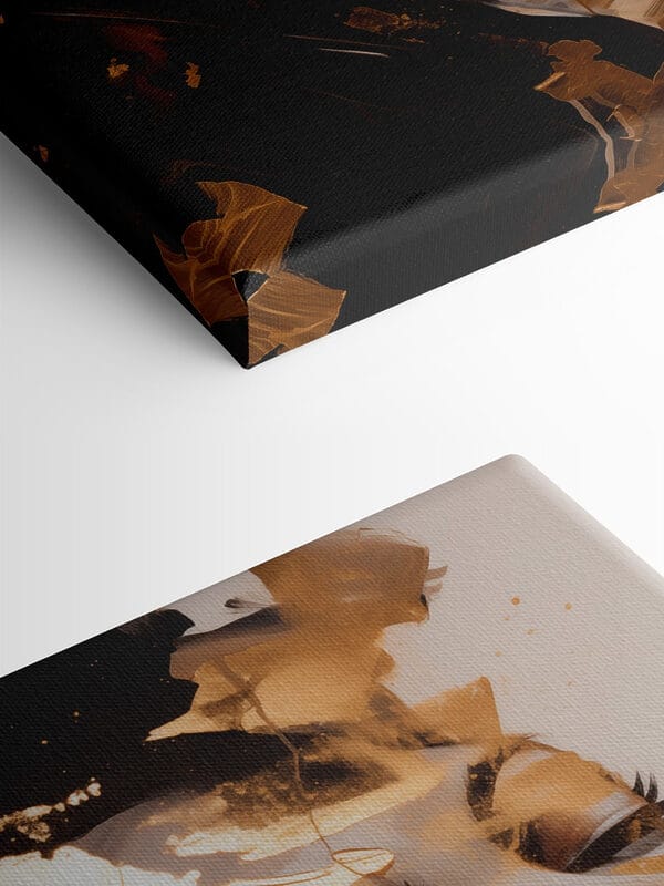 Ethereal beauty in vibrant textures