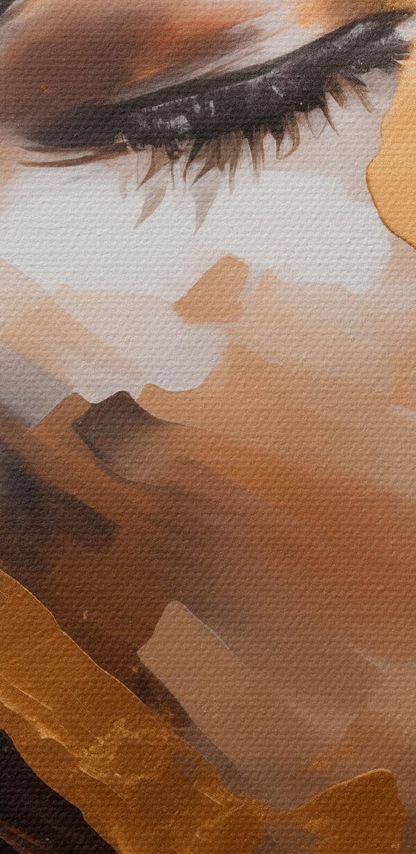 Ethereal beauty in vibrant textures