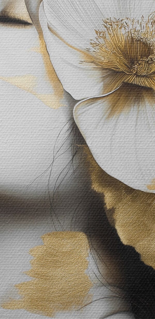 Frau mit Blumen im Haar Frau mit Blumen im Haar