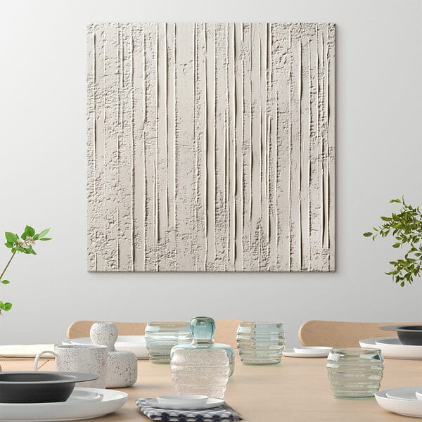 Weiße Wand mit Linien Weiße Wand mit Linien