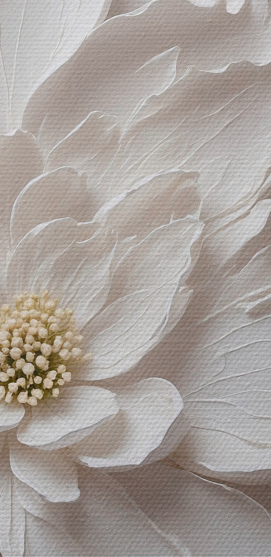 Weiße Blume aus Papier