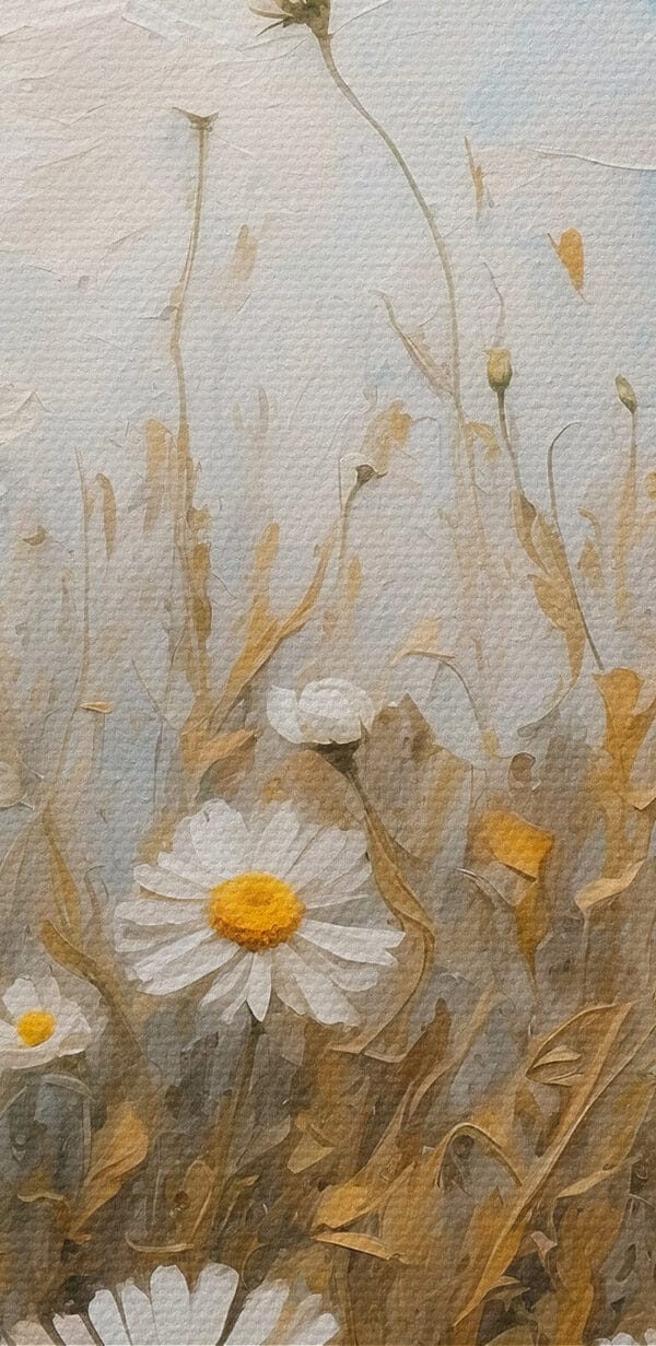 Gemälde eines Blumenfeldes Gemälde eines Blumenfeldes