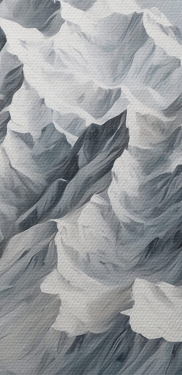 Bergkette mit Schnee Bergkette mit Schnee