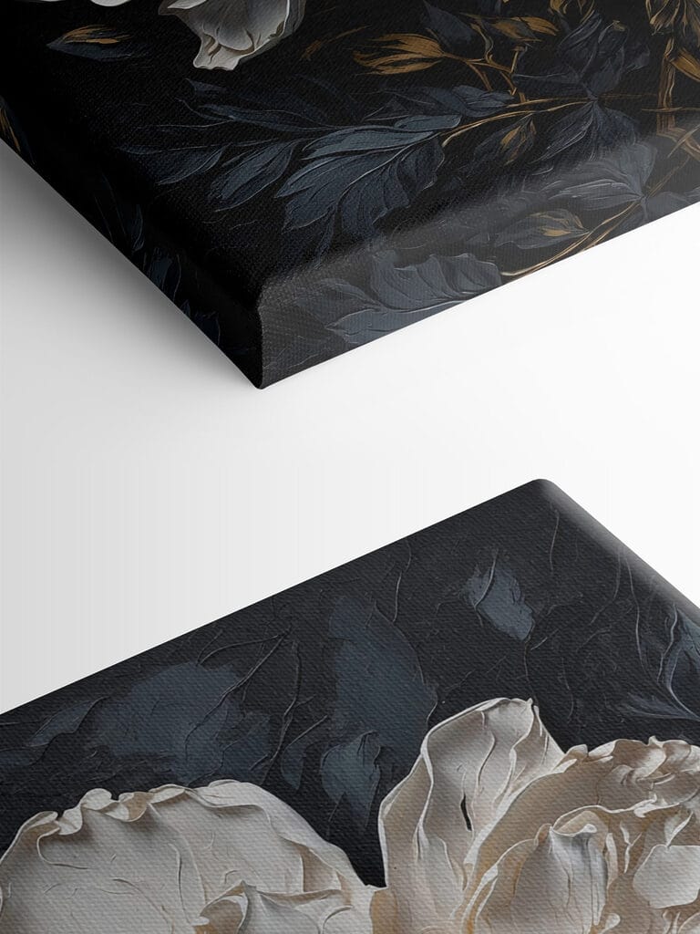 White flower with yellow center