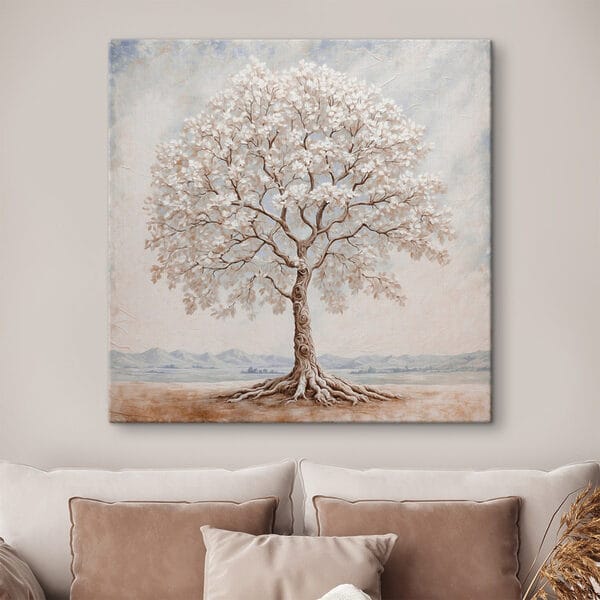 Baum mit weißen Blüten Baum mit weißen Blüten