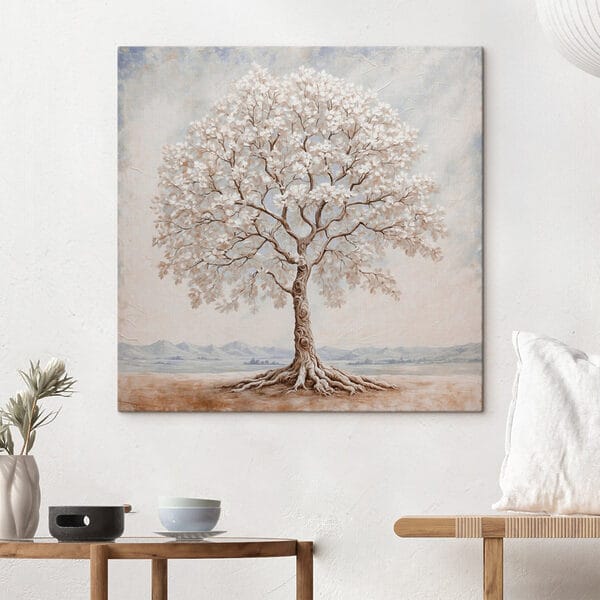 Baum mit weißen Blüten Baum mit weißen Blüten