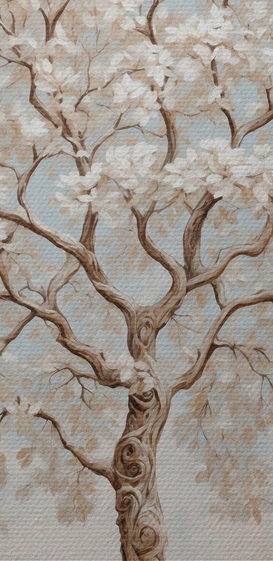 Baum mit weißen Blüten Baum mit weißen Blüten