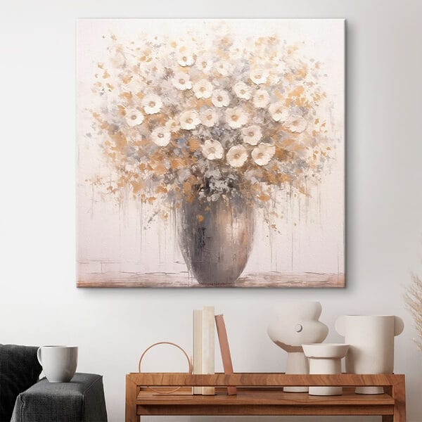 Gemälde von Blumen in einer Vase Gemälde von Blumen in einer Vase