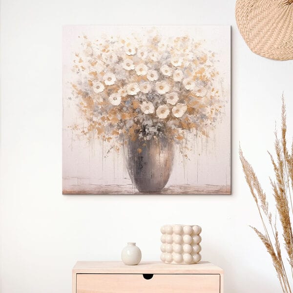 Gemälde von Blumen in einer Vase Gemälde von Blumen in einer Vase
