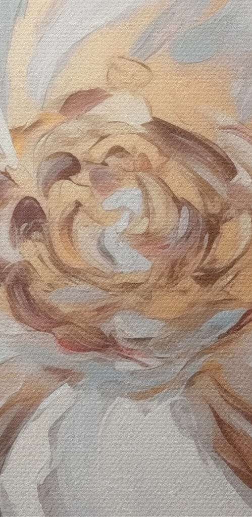 Painting of a flower Painting of a flower