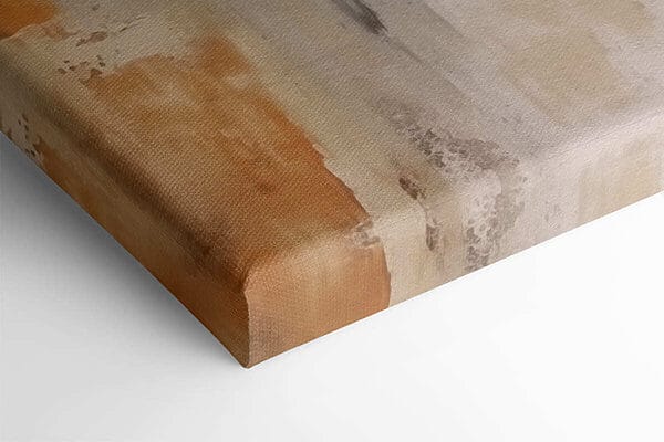 White flower with brown center