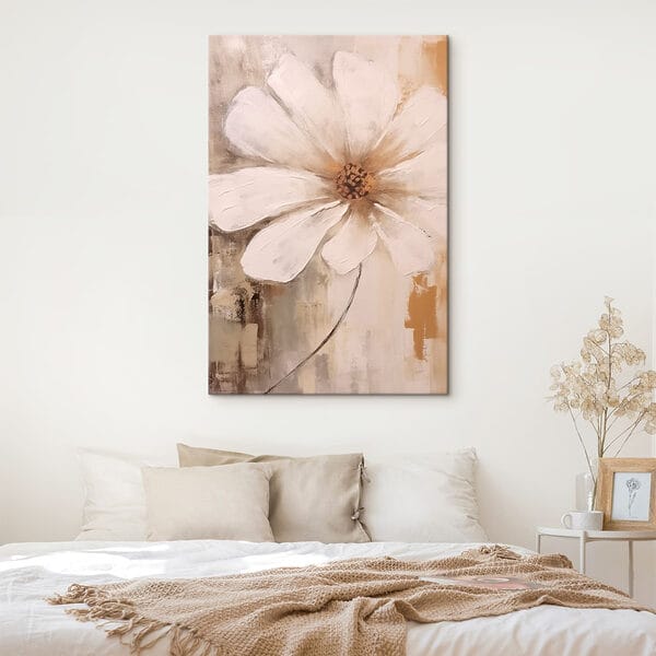 Wandbilder Gemälde einer weißen Blume (Artikelnummer: s42641) Wandbilder Wandbilder Gemälde einer weißen Blume (Artikelnummer: s42641)