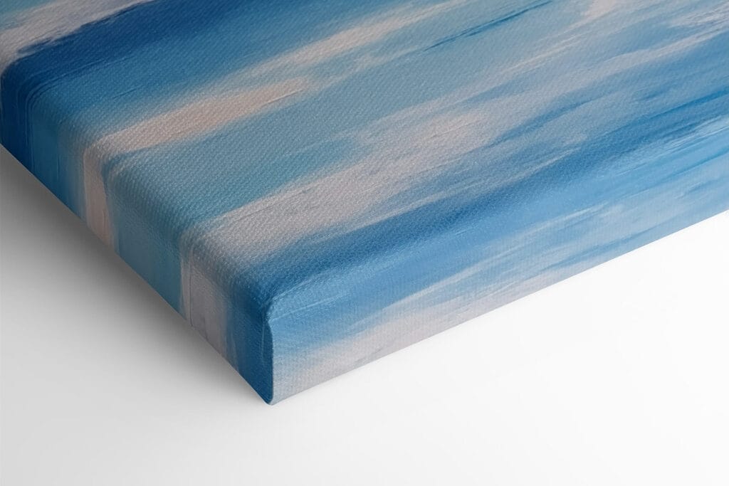 Painting of a body of water