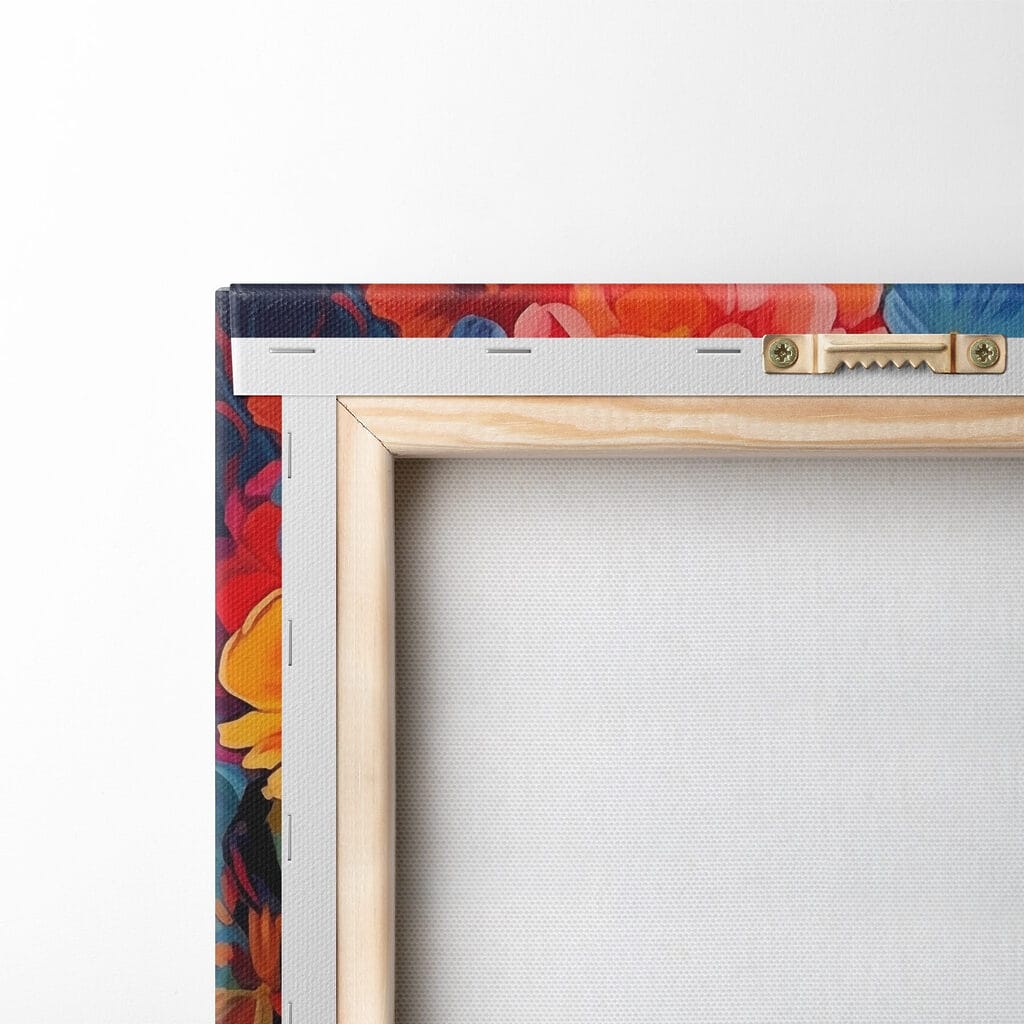 Painting of a woman with flowers in her hair