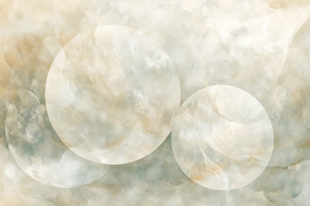 Soft hues and gentle textures blend