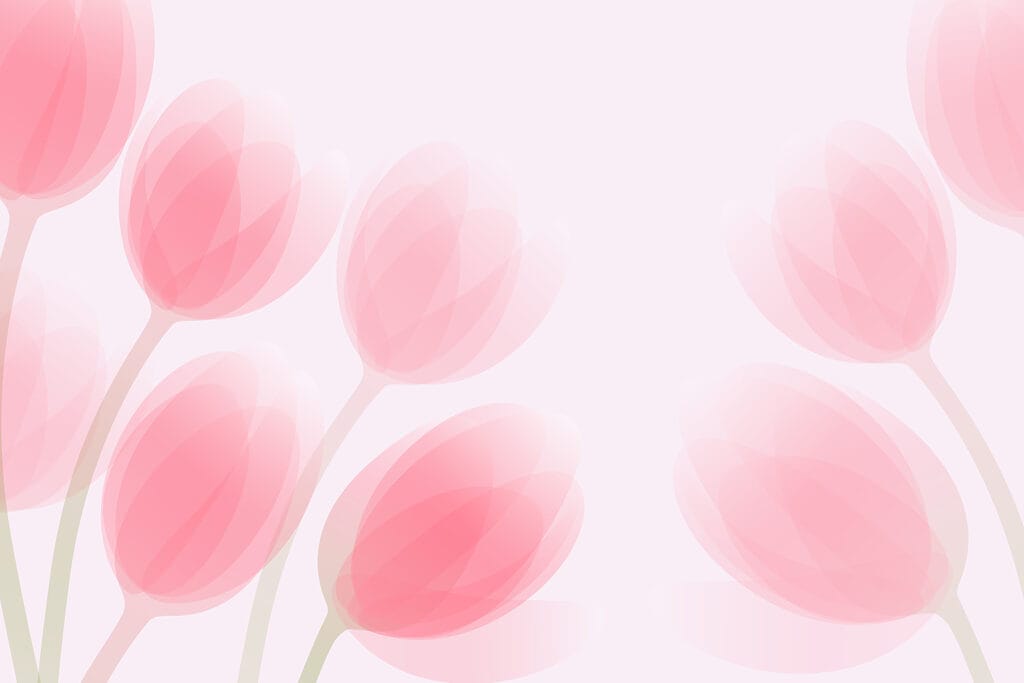 Gruppe von rosa Blumen Gruppe von rosa Blumen