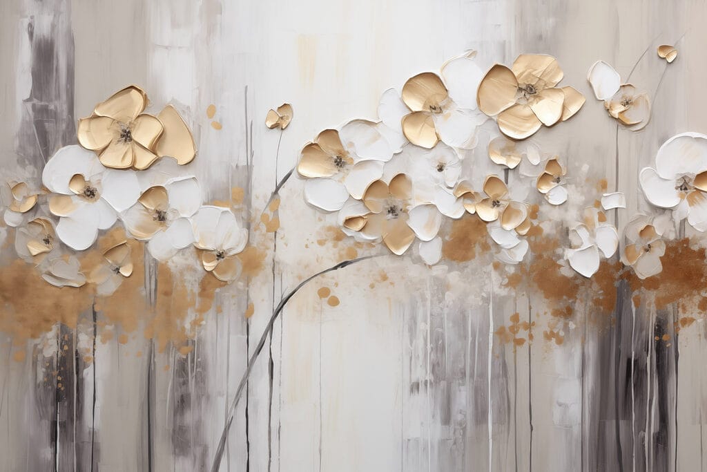 Gemälde mit Blumen an einer Wand s42713p 1024x683 - Gemälde mit Blumen an einer Wand - tegory