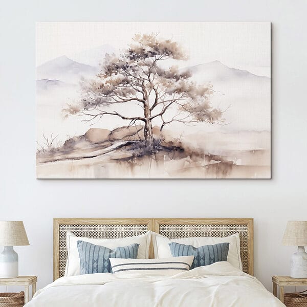 Aquarell eines Baumes Aquarell eines Baumes