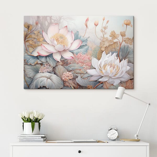 Wandbilder Malerei von Blumen und Blättern (Artikelnummer: s42729) Wandbilder Wandbilder Malerei von Blumen und Blättern (Artikelnummer: s42729)