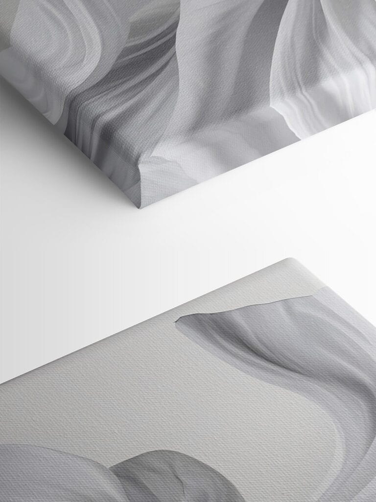 White fabric in the air White fabric in the air