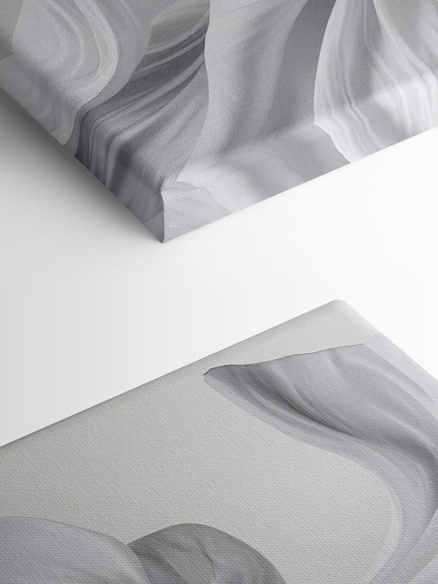 Canvas prints White fabric in the air Canvas prints White fabric in the air