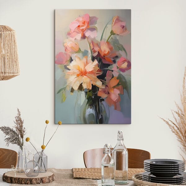 Wandbilder Gemälde von Blumen in einer Vase (Artikelnummer: s42745) Wandbilder Wandbilder Gemälde von Blumen in einer Vase (Artikelnummer: s42745)