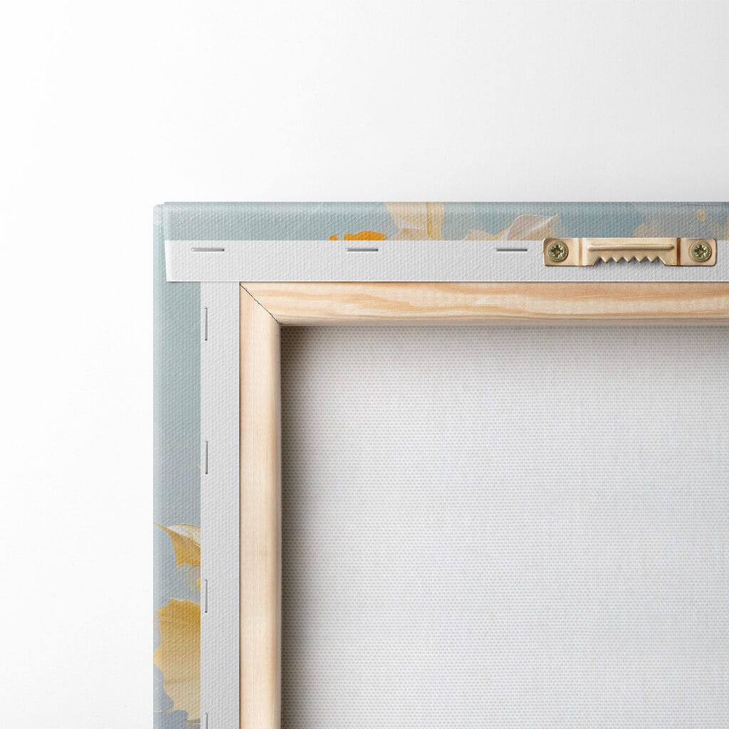 Yellow and white flowers in a vase