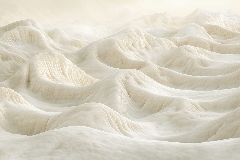 Weißer schneebedeckter Berg Weißer schneebedeckter Berg