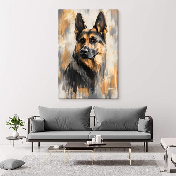 Gemälde eines Hundes Gemälde eines Hundes
