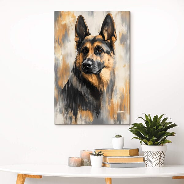 Gemälde eines Hundes Gemälde eines Hundes