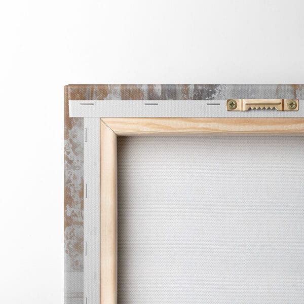 Bemalung einer weißen und braunen Wand Bemalung einer weißen und braunen Wand