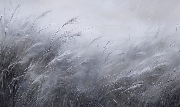 Sanftes Flüstern von blau-grauem Gras Sanftes Flüstern von blau-grauem Gras