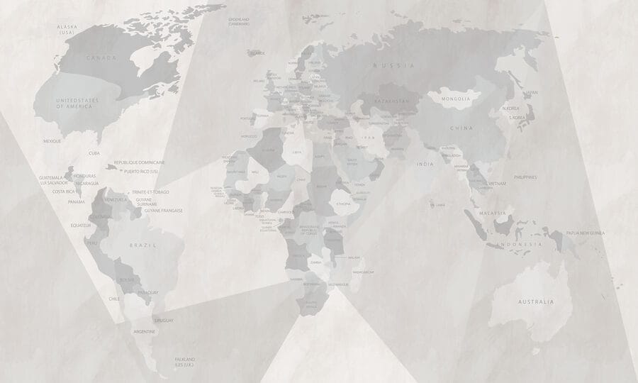Karte der Welt