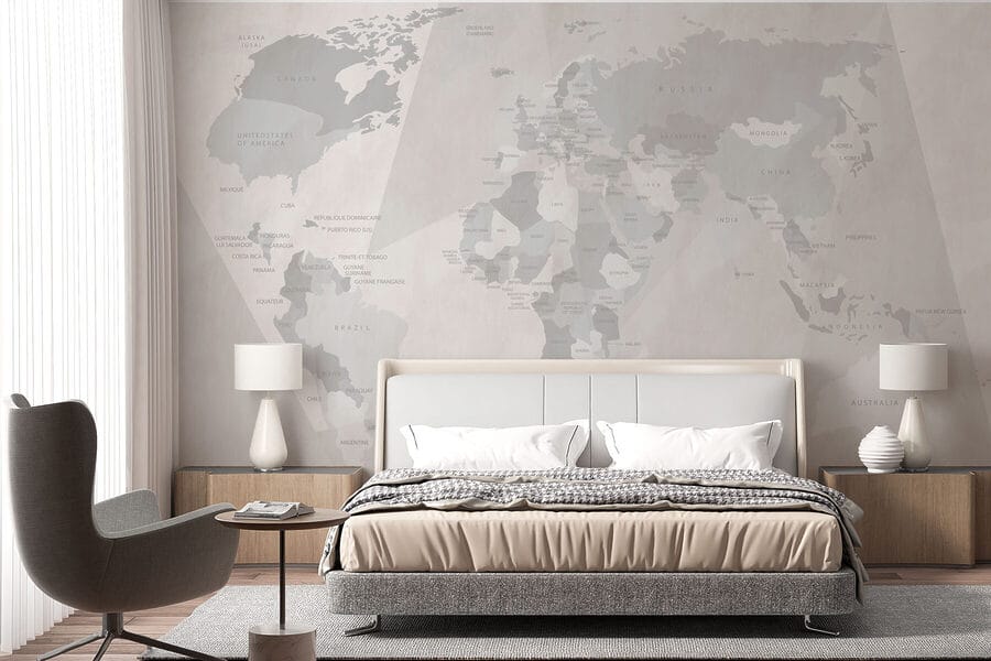 Karte der Welt