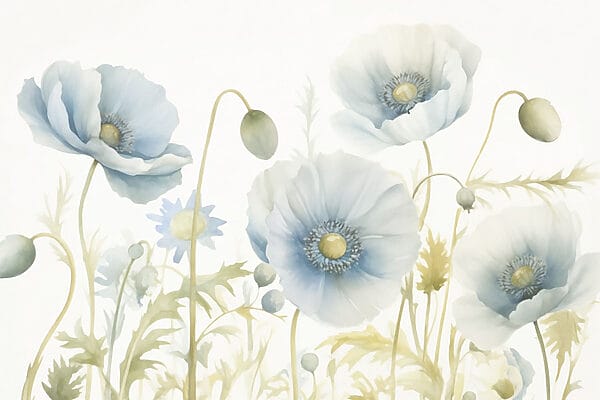 Zarte Blüten in sanften Farben Zarte Blüten in sanften Farben
