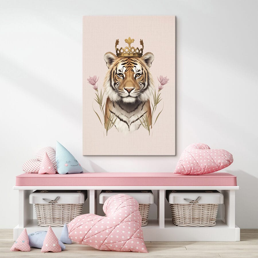 Tiger mit Krone