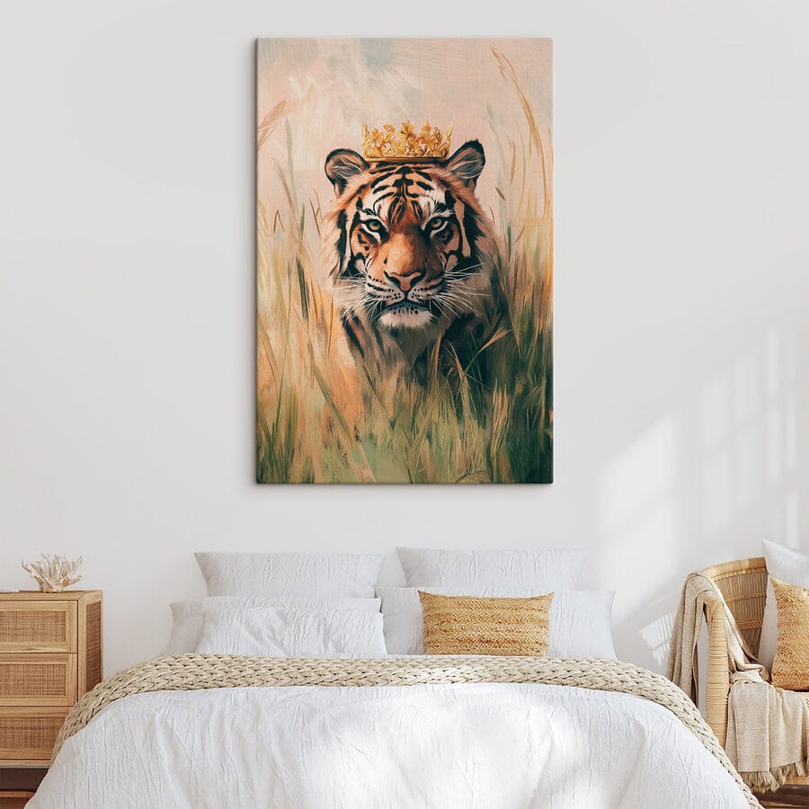 Tiger mit Krone