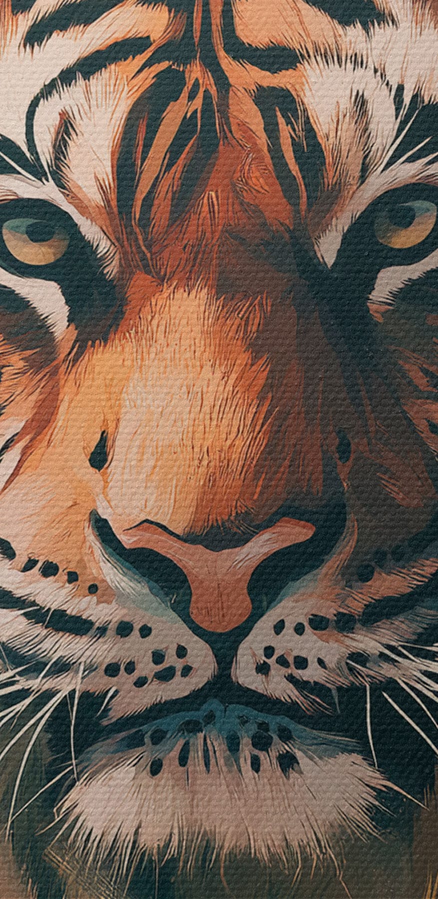 Tiger mit Krone