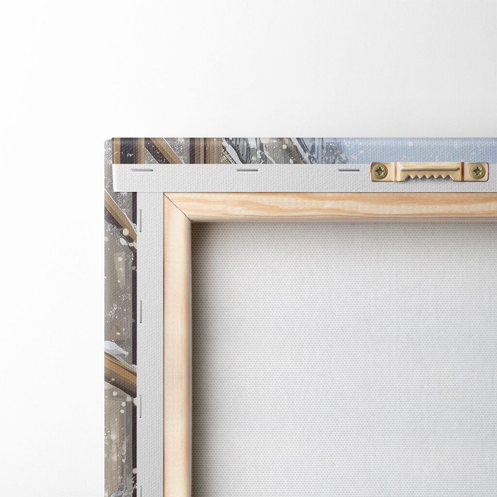 Window with two cups of coffee and trees in front of a street