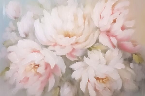 Unscharfes Bild von Blumen Unscharfes Bild von Blumen