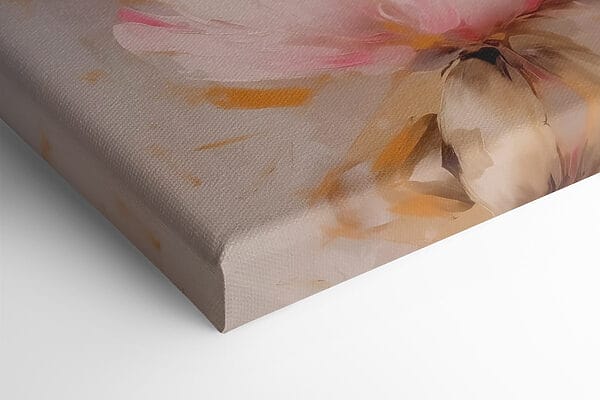 Gemälde mit rosa Blumen Gemälde mit rosa Blumen