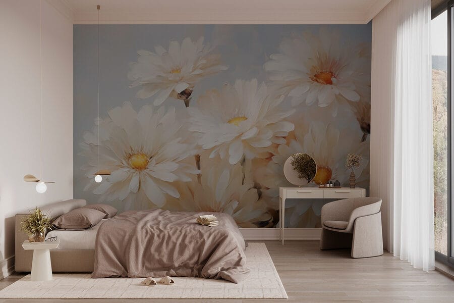Gruppe von weißen Blumen
