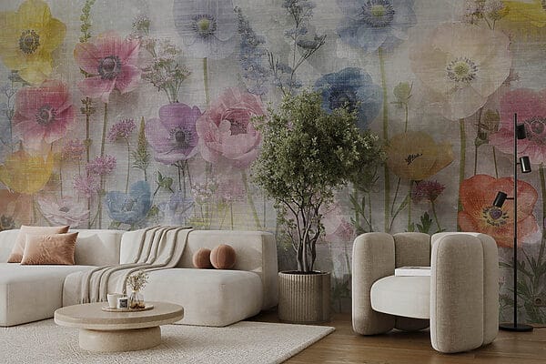 Gruppe von Blumen auf einem weißen Hintergrund Gruppe von Blumen auf einem weißen Hintergrund