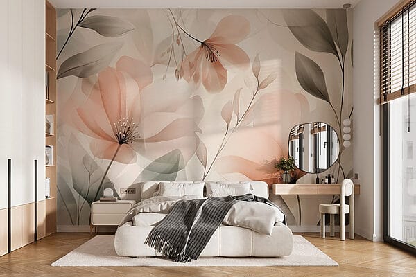 Delicate petals in soft hues